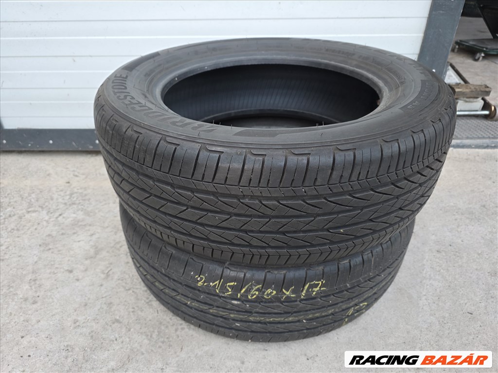 215/60R17 Bridgestone gumi 2db teljesen újszerű állapotban eladó! 2. kép