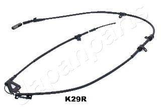JAPANPARTS BC-K29R - Kézifék bowden KIA