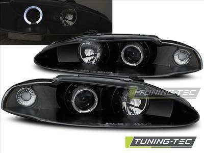 MITSUBISHI ECLIPSE 06.95-96 ANGEL EYES BLACK Tuning-Tec Fényszóró