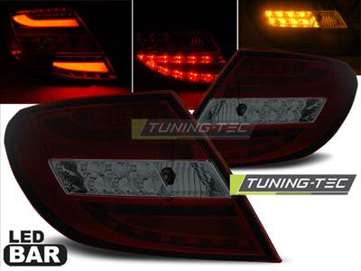 MERCEDES C-KLASA W204 SEDAN 07-10 RED SMOKE LED BAR Tuning-Tec Hátsó Lámpa