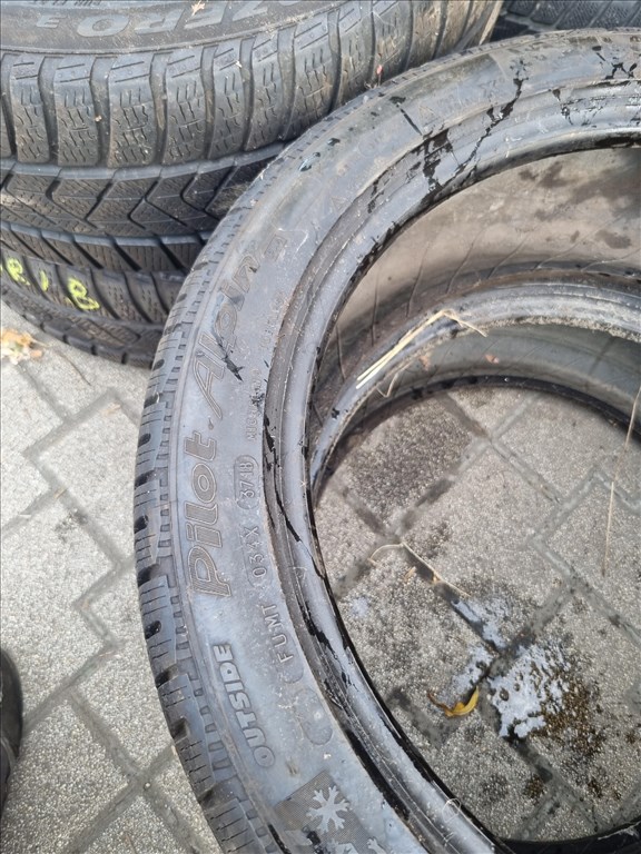  225/4518" újszerű Michelin Pilot Alpin PA4 téli gumi 2db  5. kép