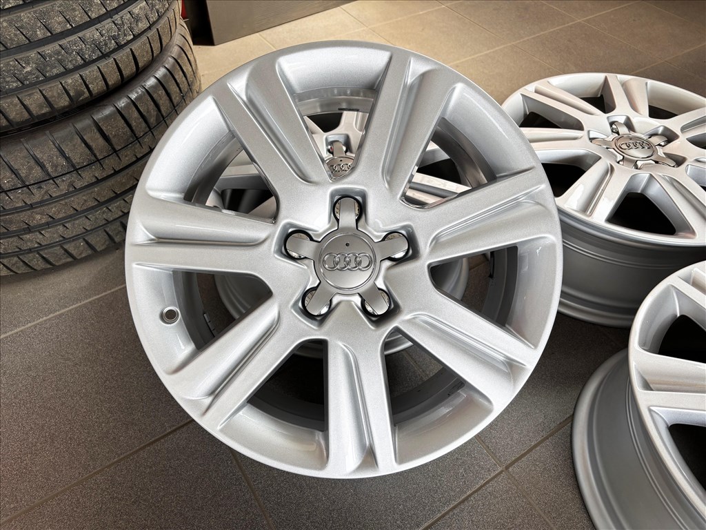 Audi A4 B8 17" 5x112 gyári alufelni eladó 17 coll A3 A6 6. kép