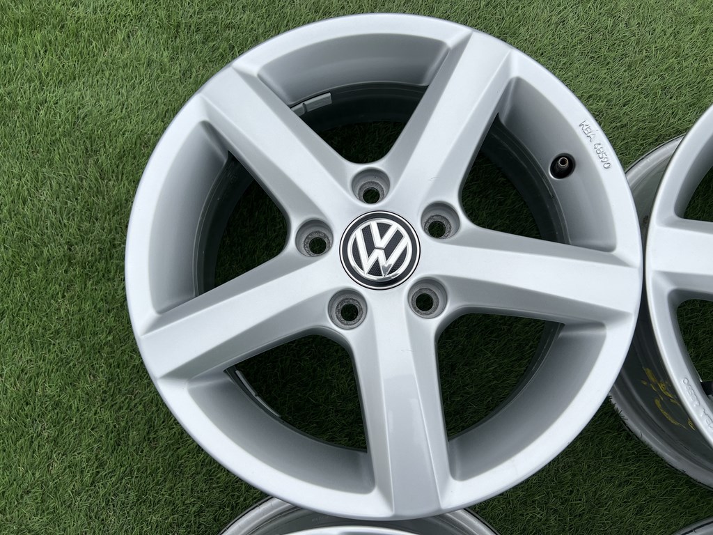 5x112 15" Volkswagen gyári alufelni 6Jx15h2 ET43 5. kép