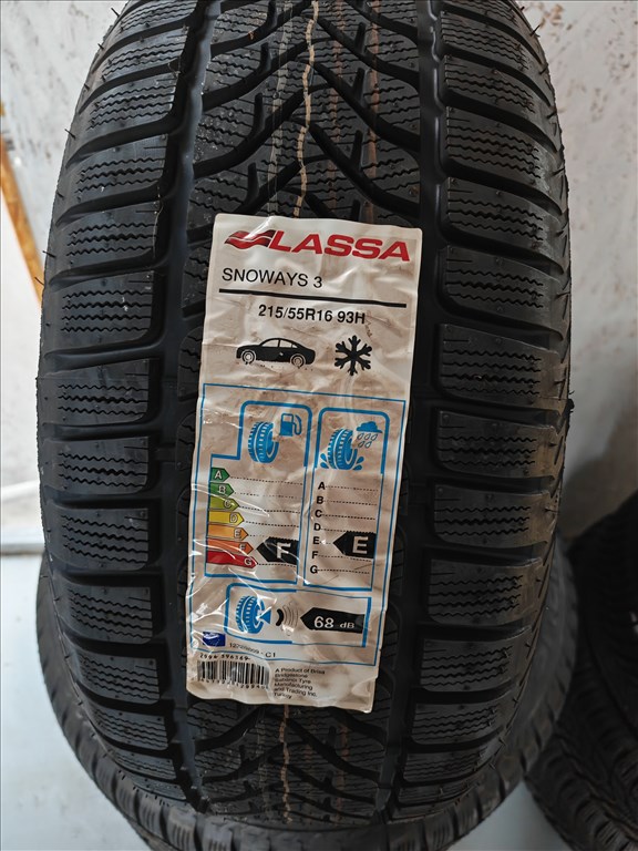  215/55 r16 Lassa téligumi szett ÚJ! 2. kép