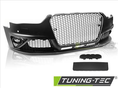 AUDI A4 B8 12-15 RS STYLE CHROME BLACK PDC Tuning-Tec Lökhárító ()