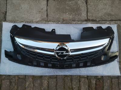 Opel Corsa D facelift hűtőrács krómmal emblémával