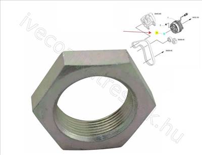 Vízszivattyú anya 3.0 M30 - DAILY - 504087111 -  - IVECO EREDETI Eredeti új 504087111