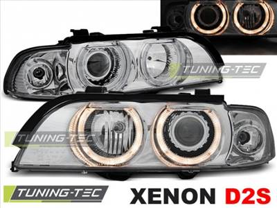 BMW E39 09.95-06.03 ANGEL EYES D2S/H7 CHROME Tuning-Tec Fényszóró
