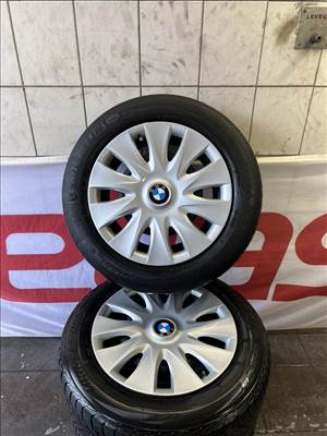  Téli BMW lemezfelni  5X120  gyári disztárcsával  205/60R16 használt téligumikkal