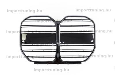 BMW 4 G26 2021- Dual Line Fényes Fekete Hűtőrács