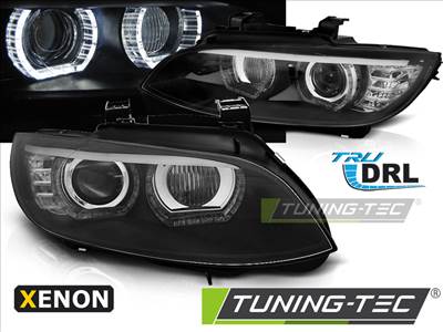 BMW E92/E93 06-10 ANGEL EYES LED BLACK AFS HID  Tuning-Tec Fényszóró