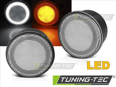CHRYSLER JEEP WRANGLER JK 07-18 LED WHITE Tuning-Tec irányjelző + helyzetjelző