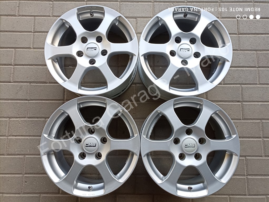 5x120 16" CMS C10 használt alufelni garnitúra +TPMS (BMW) 1. kép