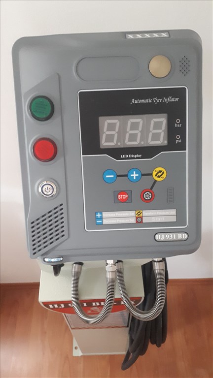 Kerékfúvató gép, automata, állványos 2. kép