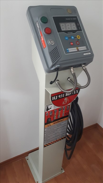 Kerékfúvató gép, automata, állványos 3. kép