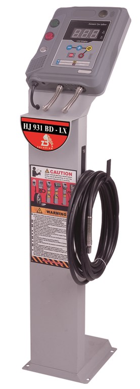 Kerékfúvató gép, automata, állványos 4. kép