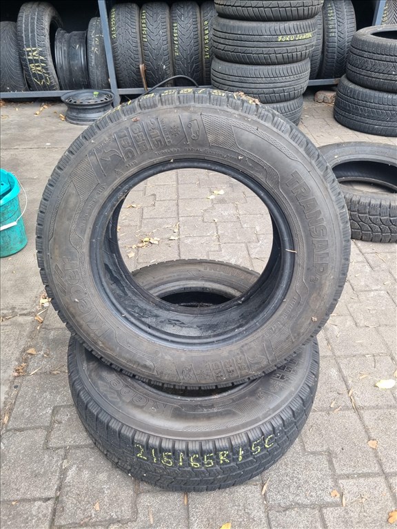  215/6515" használt Kleber Transalp 2 téli gumi 2db  2. kép