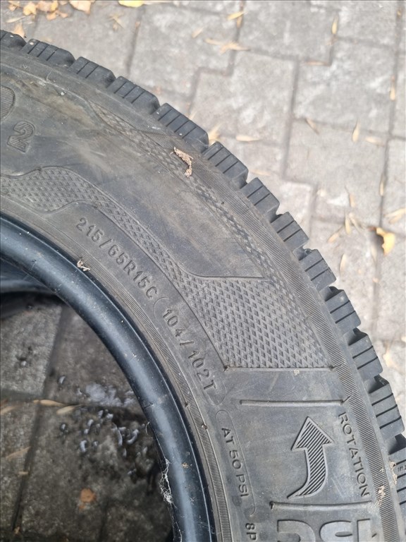  215/6515" használt Kleber Transalp 2 téli gumi 2db  5. kép