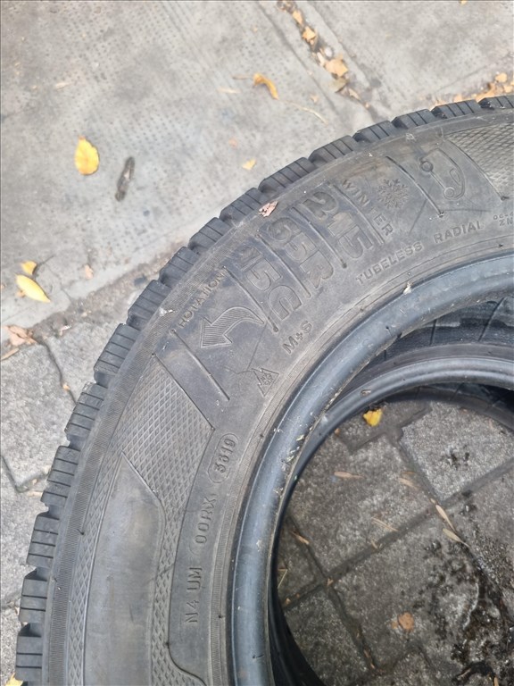  215/6515" használt Kleber Transalp 2 téli gumi 2db  6. kép