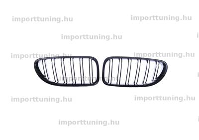 BMW 6 F13 F12 F06 2011-2018 Dual Line Fényes Fekete Hűtőrács