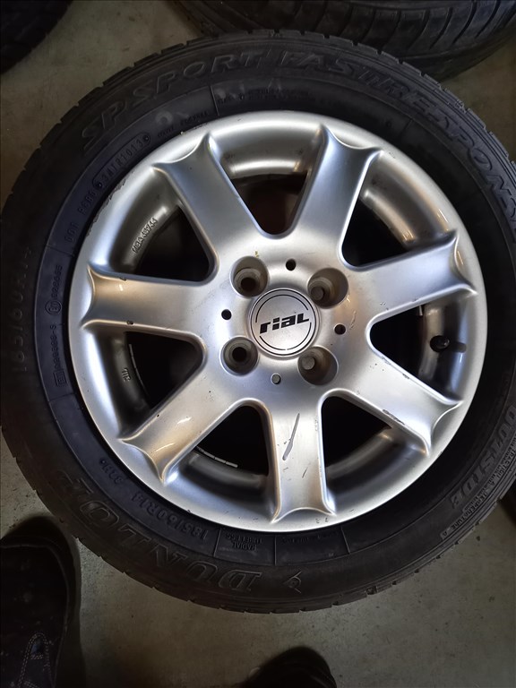  4x100 lyukosztású 6JJ 14" újszerű Rial alufelni Mxx 3. kép