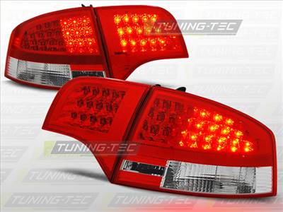 AUDI A4 B7 11.04-11.07 SEDAN RED WHITE LED  Tuning-Tec Hátsó Lámpa