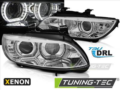 BMW E92/E93 06-10 ANGEL EYES LED CHROME HID Tuning-Tec Fényszóró