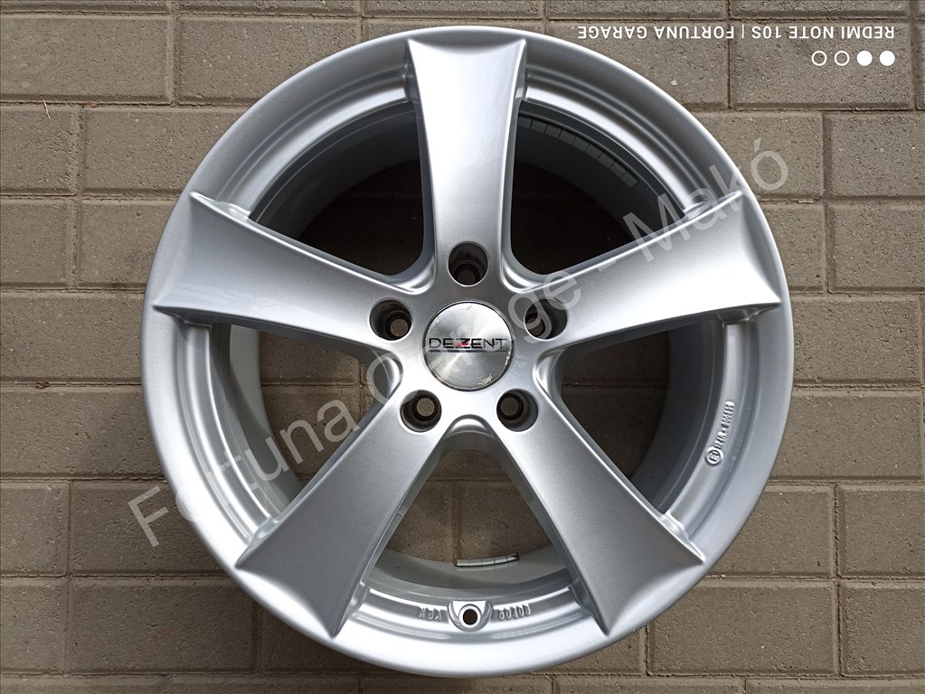 5x120 17" Dezent TX használt alufelni garnitúra 6. kép