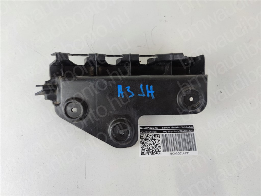 AUDI A3 Sportback (8PA) Jobb hátsó lökhárító tartó (műanyag) (8P3807394A) 3. kép
