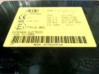 KIA SPORTAGE 2004.08-2010.10 Vezérlőegység