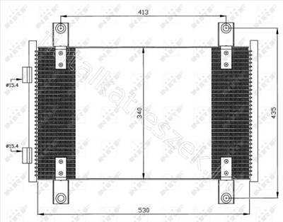 KONDENZÁTOR, KLÍMA - JUMPER, DUCATO, BOXER - 35501, NRF35501 -  - NRF Egyéb NRF35501