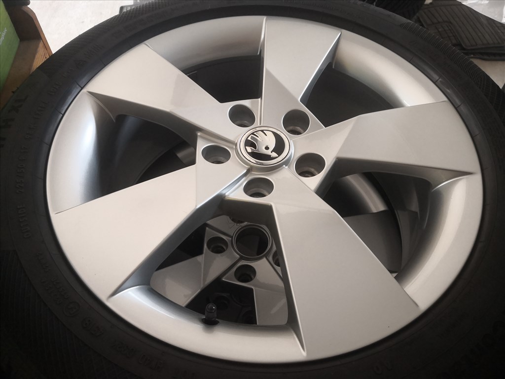 Skoda " Denom " 17-es gyári alufelnik 5. kép