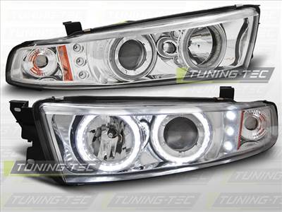 MITSUBISHI GALANT 8 (EA0) 96-06 ANGEL EYES CHROME CCFL Tuning-Tec Fényszóró