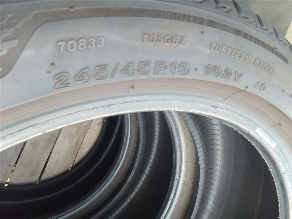  245/45R19 Bridgestone Turanza T005 nyári gumi garnitúra 2022-es 6. kép