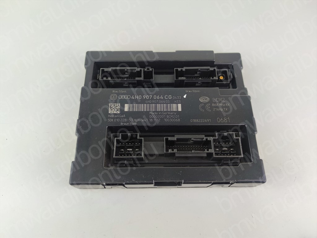 AUDI A6 C7 (4G2, 4GC) Komfort vezérlőegység/modul (4H0907064CG) 1. kép