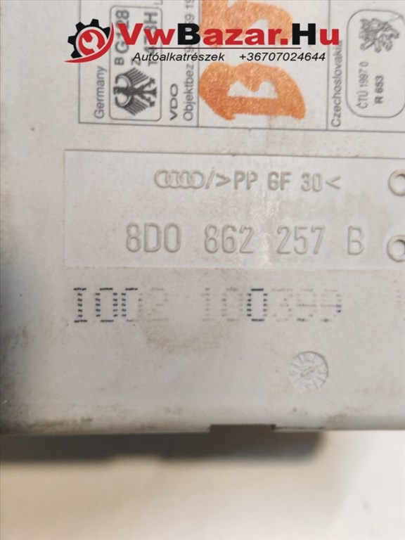 Központizár kompresszor AUDI A3, A4 B5 8d0862257b 8D0862257B..... 2. kép