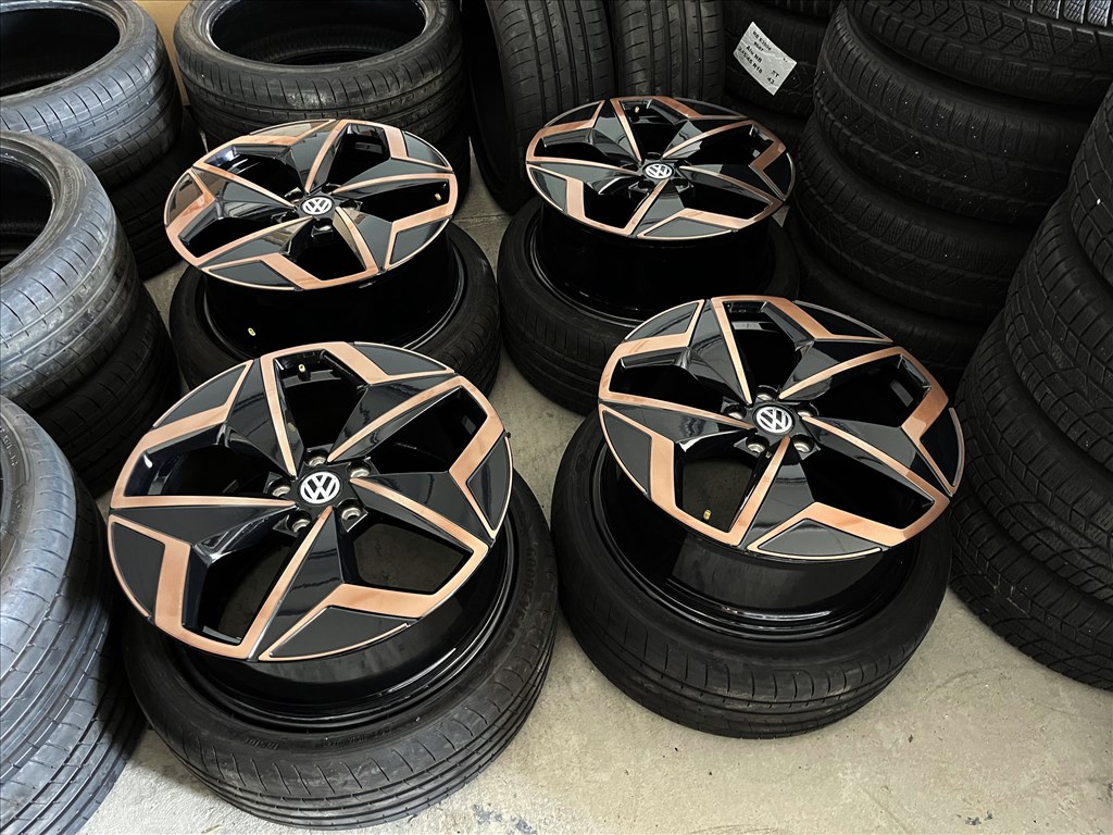 VW Golf Caddy Jetta ID3 19" 5x112 gyári alufelni eladó 19 coll 7. kép