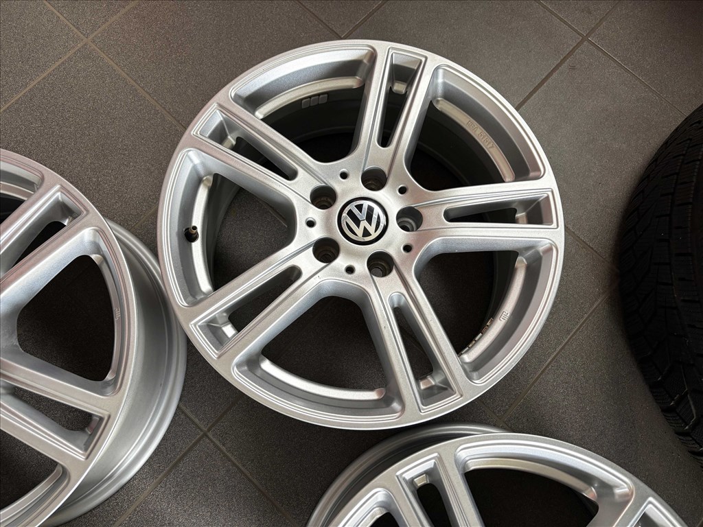 VW 17" 5x112 alufelni garnitúra eladó 17 coll Golf CC Passat Tiguan 5. kép