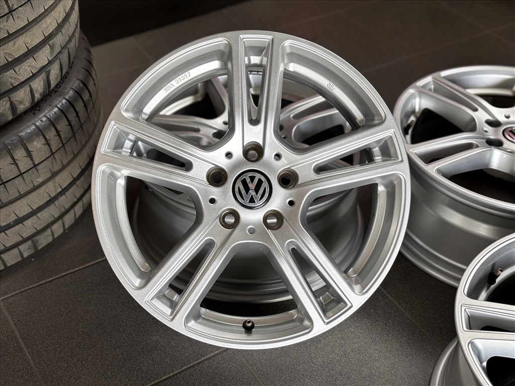 VW 17" 5x112 alufelni garnitúra eladó 17 coll Golf CC Passat Tiguan 7. kép
