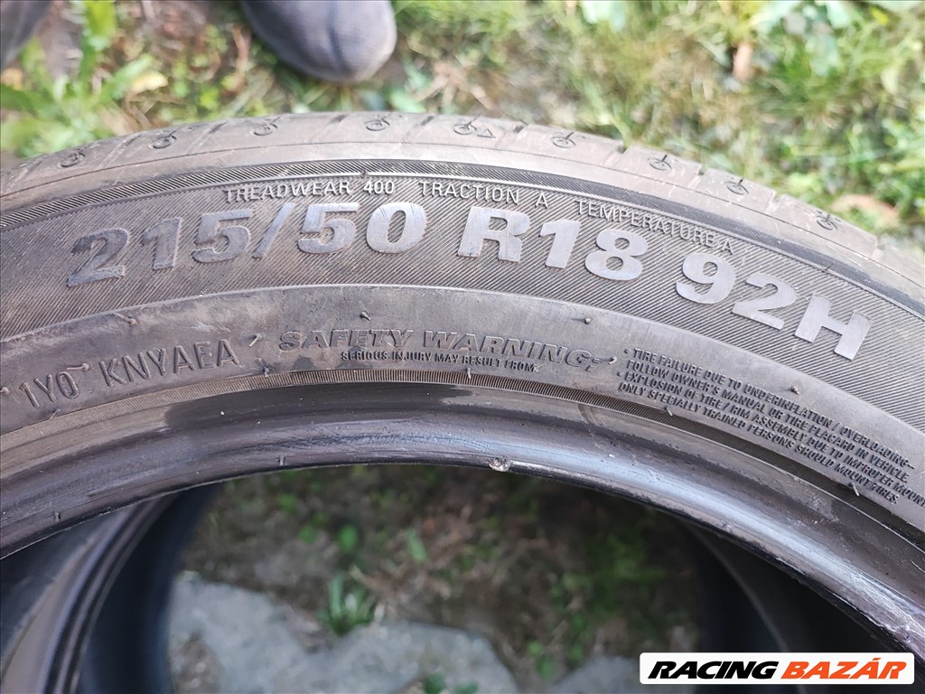  215/50 R18 újszerű Kumho nyári gumi 4. kép