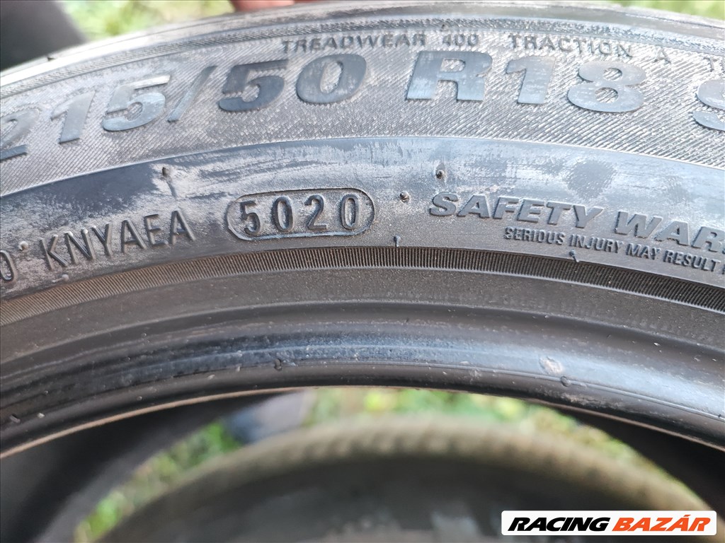  215/50 R18 újszerű Kumho nyári gumi 5. kép