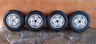 FORD TRANSIT 15" LEMEZFELNI 5X160 TÉLI ÚJ 195/70R15C GUMIVAL OLCSÒN!!!
