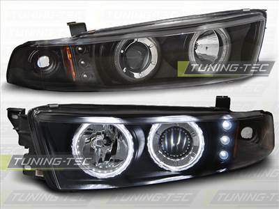 MITSUBISHI GALANT 8 (EA0) 96-06 ANGEL EYES BLACK CCFL Tuning-Tec Fényszóró