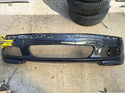 BMW E46 sedan touring fekete M paket packet első lökhárító - sérült - hiányos
