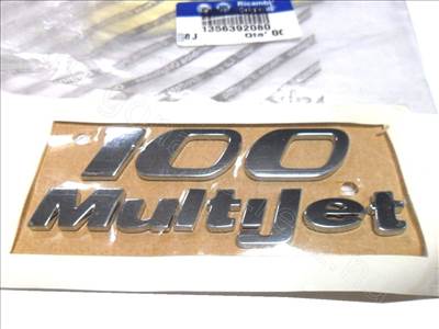 Felirat "100 multijet" - DUCATO - 1356392080 -  - FIAT eredeti Eredeti új 1356392080