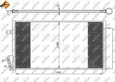 KONDENZÁTOR, KLÍMA - DOBLO, COMBO - 35940, NRF35940 -  - NRF Egyéb NRF35940