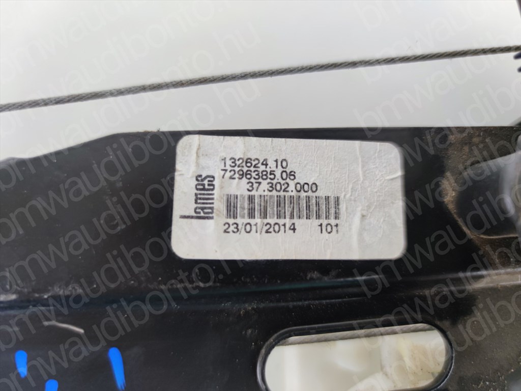 BMW 2 Active Tourer (F45) Bal hátsó ajtó ablakemelő szerkezet (elektromos) (7296385) 2. kép