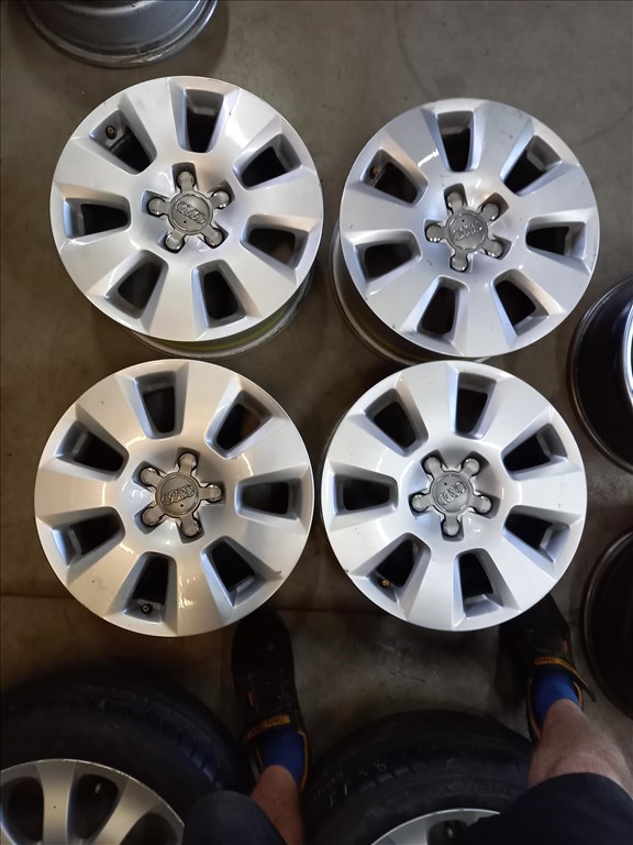  5x112 7,5x16 újszerű gyári Audi A6 alufelni ET37  Exx 1. kép