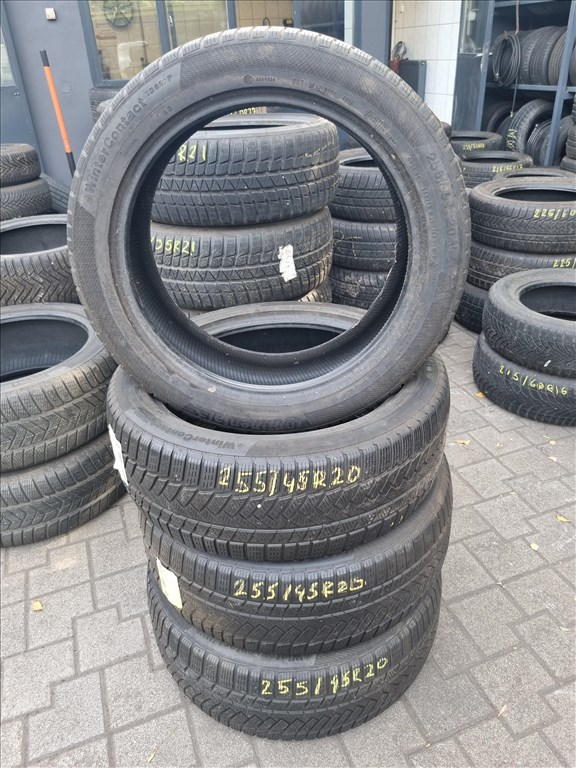  255/4520" újszerű Continental WinterContact TS850P téli gumi 4db  2. kép
