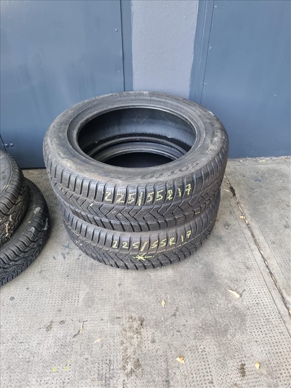 225/5517" újszerű Pirelli Sottozero 3 téli gumi 2db  1. kép